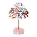 Maxbell Feng Shui Money Tree Farmhouse Bedroom Office Wedding Stone Bonsai Tree Colorful