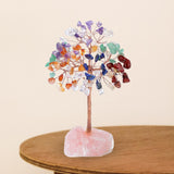 Maxbell Feng Shui Money Tree Farmhouse Bedroom Office Wedding Stone Bonsai Tree Colorful