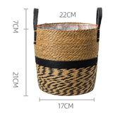 Maxbell Planter Basket Decorative Flower Arrangement Pot for Balcony Garden 21cmx17cm