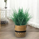 Maxbell Planter Basket Decorative Flower Arrangement Pot for Balcony Garden 21cmx17cm