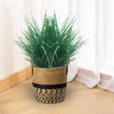 Maxbell Planter Basket Decorative Flower Arrangement Pot for Balcony Garden 24cmx22cm