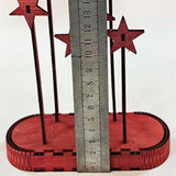 Maxbell Star Nativity Scene Wooden Backdrop Christmas Decoration for Church Holiday