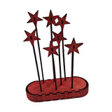 Maxbell Star Nativity Scene Wooden Backdrop Christmas Decoration for Church Holiday