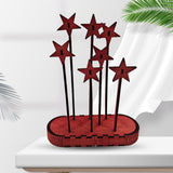 Maxbell Star Nativity Scene Wooden Backdrop Christmas Decoration for Church Holiday