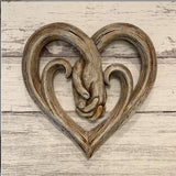 Maxbell Modern Hands Wall Sculpture Decorative for Farmhouse Wedding Gifts