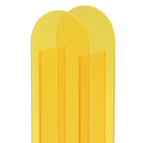 Maxbell Plant Planter Flowerpot Living Room Farmhouse Decors Acrylic Flower Vase Yellow