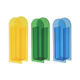 Maxbell Plant Planter Flowerpot Living Room Farmhouse Decors Acrylic Flower Vase Yellow