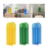 Maxbell Plant Planter Flowerpot Living Room Farmhouse Decors Acrylic Flower Vase Yellow