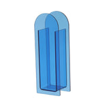 Maxbell Plant Planter Flowerpot Living Room Farmhouse Decors Acrylic Flower Vase Blue