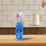 Maxbell Plant Planter Flowerpot Living Room Farmhouse Decors Acrylic Flower Vase Blue