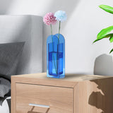 Maxbell Plant Planter Flowerpot Living Room Farmhouse Decors Acrylic Flower Vase Blue
