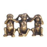 Maxbell Monkey Ornament Figurines Accessories Living Room Handmade Copper