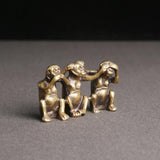 Maxbell Monkey Ornament Figurines Accessories Living Room Handmade Copper