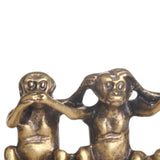 Maxbell Monkey Ornament Figurines Accessories Living Room Handmade Copper