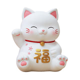 Maxbell Cat Figurine Piggy Bank Decorative for Chinese New Year Gift Home Decoration Style A