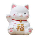 Maxbell Cat Figurine Piggy Bank Decorative for Chinese New Year Gift Home Decoration Style A