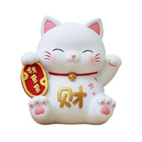 Maxbell Cat Figurine Piggy Bank Decorative for Chinese New Year Gift Home Decoration Style B