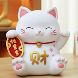 Maxbell Cat Figurine Piggy Bank Decorative for Chinese New Year Gift Home Decoration Style B