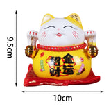 Maxbell Creative Lucky Cat Piggy Bank Animal Statue for Table Centerpiece Office StyleD