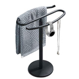 Maxbell Modern Bath Towel Stand Table Hand Towel Hanger for Countertop Hotel Kitchen