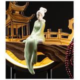 Maxbell Backflow Incense Burner Incense Cones Holder Statue for Bedroom Decorations