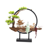 Maxbell Backflow Incense Burner Incense Cones Holder Statue for Bedroom Decorations
