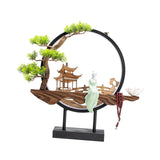 Maxbell Backflow Incense Burner Incense Cones Holder Statue for Bedroom Decorations