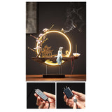 Maxbell Backflow Incense Burner Incense Cones Holder Statue for Bedroom Decorations