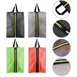 Maxbell Shoe Bag Zipper Camping Carrier for Travel Organizer Lightweight Storage black