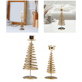 Maxbell Tree Candle Holders Candlestick for Holiday Tabletop Dinning Room 20.5cmx7cm