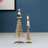 Maxbell Tree Candle Holders Candlestick for Holiday Tabletop Dinning Room 20.5cmx7cm