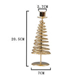 Maxbell Tree Candle Holders Candlestick for Holiday Tabletop Dinning Room 20.5cmx7cm