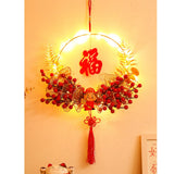 Maxbell Chinese New Year Garland Home Decoration Scene Layout Door Hanging Style B