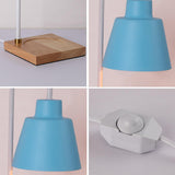 Maxbell Electric Candle Warmer Fragrance Wooden Base for Desk Living Room Yoga Blue