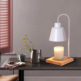 Maxbell Electric Candle Warmer Fragrance Candle Melter for Living Room Bedroom Cafe White