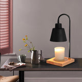 Maxbell Electric Candle Warmer Fragrance Candle Melter for Living Room Bedroom Cafe Black