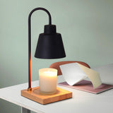 Maxbell Electric Candle Warmer Fragrance Candle Melter for Living Room Bedroom Cafe Black