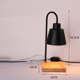 Maxbell Electric Candle Warmer Fragrance Candle Melter for Living Room Bedroom Cafe Black
