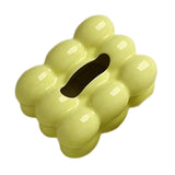 Maxbell Ceramic Tissue Box Holder Decorative Napkin Holder Organizer for Living Room Green