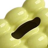 Maxbell Ceramic Tissue Box Holder Decorative Napkin Holder Organizer for Living Room Green