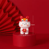 Maxbell Rabbit Statue Resin Bunny Figurine for Shelf Decoration Souvenir Gift StyleC