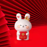 Maxbell Rabbit Statue Resin Bunny Figurine for Shelf Decoration Souvenir Gift StyleD