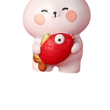 Maxbell Rabbit Statue Resin Bunny Figurine for Shelf Decoration Souvenir Gift StyleF