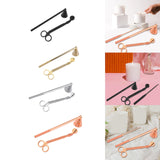 Maxbell Candle Accessory Set Candle Snuffer Wick Trimmer for Flame Burning Adjusting Black