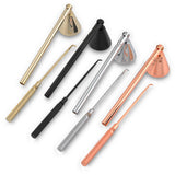 Maxbell Candle Accessory Set Candle Snuffer Wick Trimmer for Flame Burning Adjusting Black