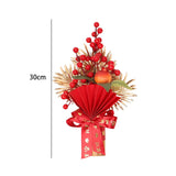 Maxbell Chinese New Year Decorations Lucky Tree Ornament Adornment for Living Room Height 30cm