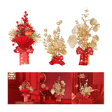 Maxbell Chinese New Year Decorations Lucky Tree Ornament Adornment for Living Room Height 30cm