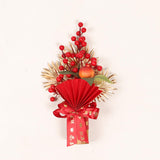 Maxbell Chinese New Year Decorations Lucky Tree Ornament Adornment for Living Room Height 30cm