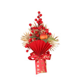 Maxbell Chinese New Year Decorations Lucky Tree Ornament Adornment for Living Room Height 30cm