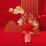 Maxbell Chinese New Year Decorations Lucky Tree Ornament Adornment for Living Room Height 30cm